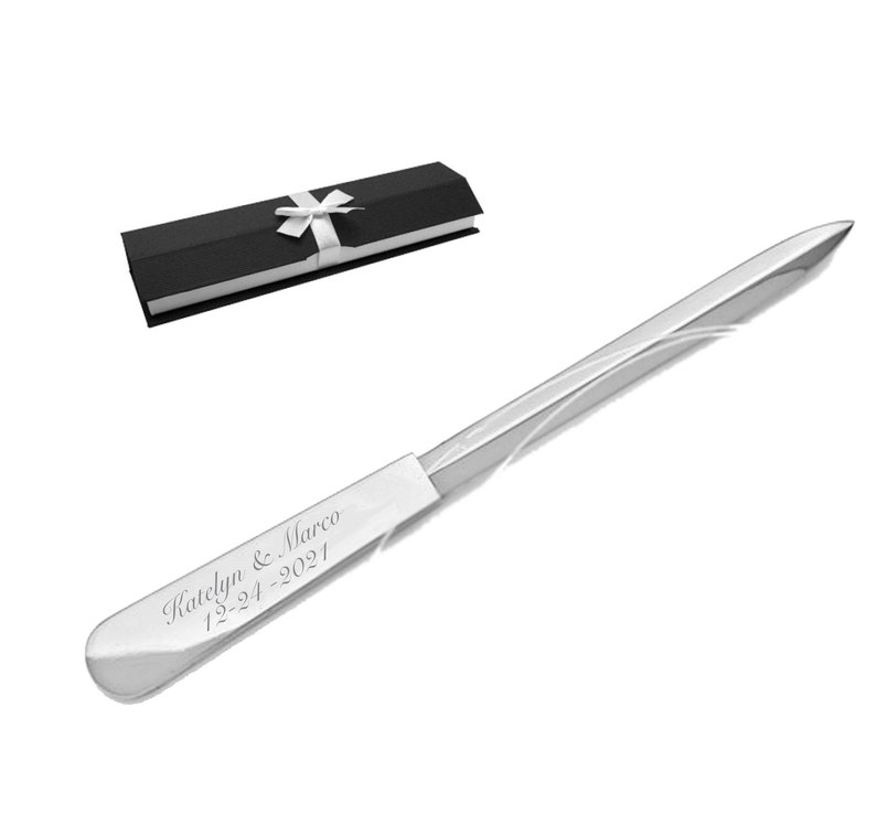 Personalized Silver Letter Opener Engraved Letter Opener Etsy