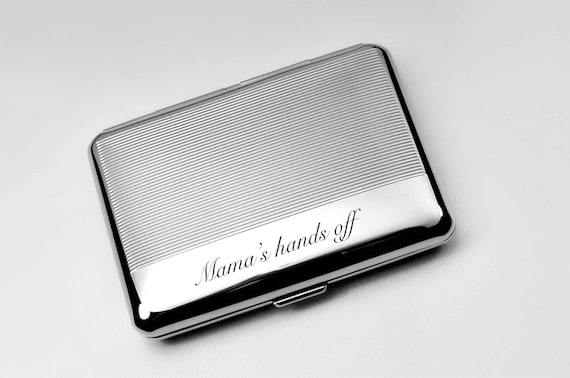 Personalized Cigarette Case, Engraved Cigarette Holder, Custom