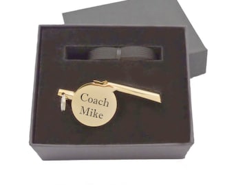 Personalized Gold Coach Whistle With Lanyard, Custom Engraved Coach's Whistle, Engraved Gold Whistle, Gifts For Coaches, Referees, Officials