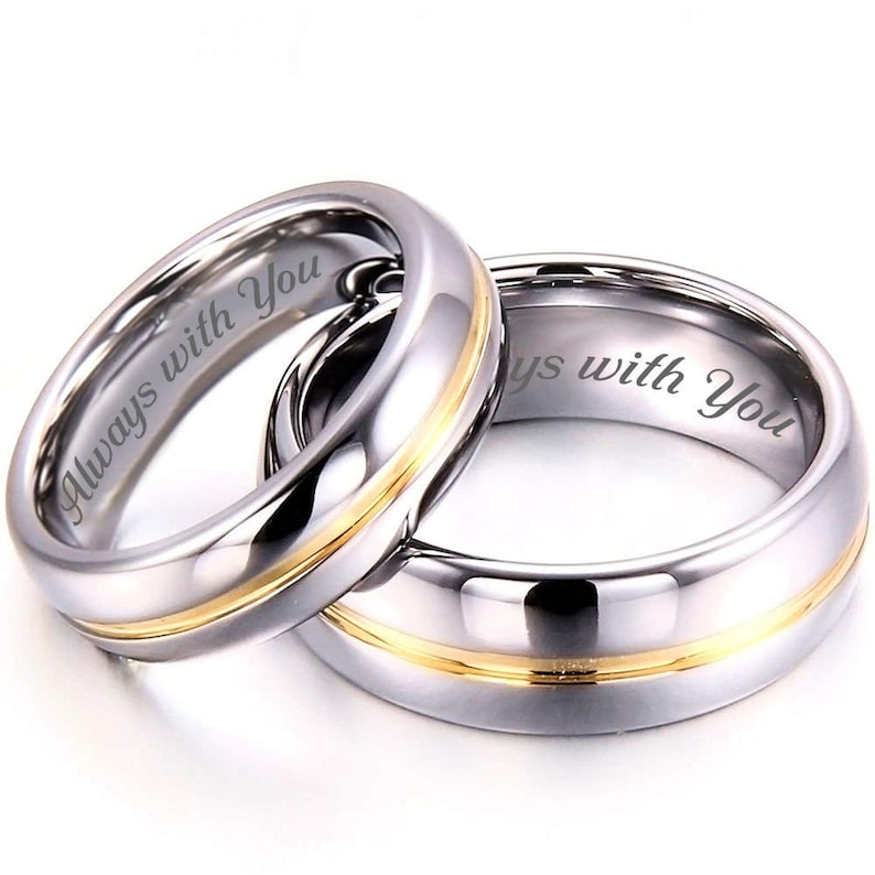Engraved Promise Rings Personalized Promise Rings Silver & Etsy