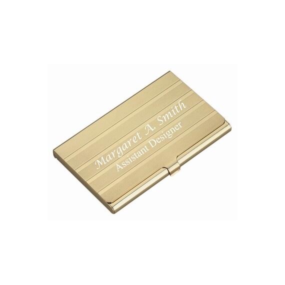 Gold business 2024 card case