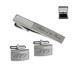 Personalized Cufflinks, Engraved Tie Clips, Monogrammed Cufflinks & Tie Clip Set, Personalized Groomsmen Gifts, Buy 6 Get 7th Free 