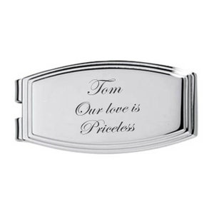 Personalized Money Clip With Beveled Edge Engraved Free