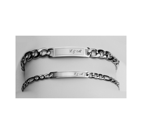 Custom made silver bracelets clearance