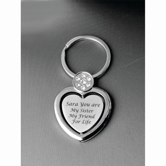 Tiffany & Co Sterling Silver Double Heart Hearts Keychain Keyring