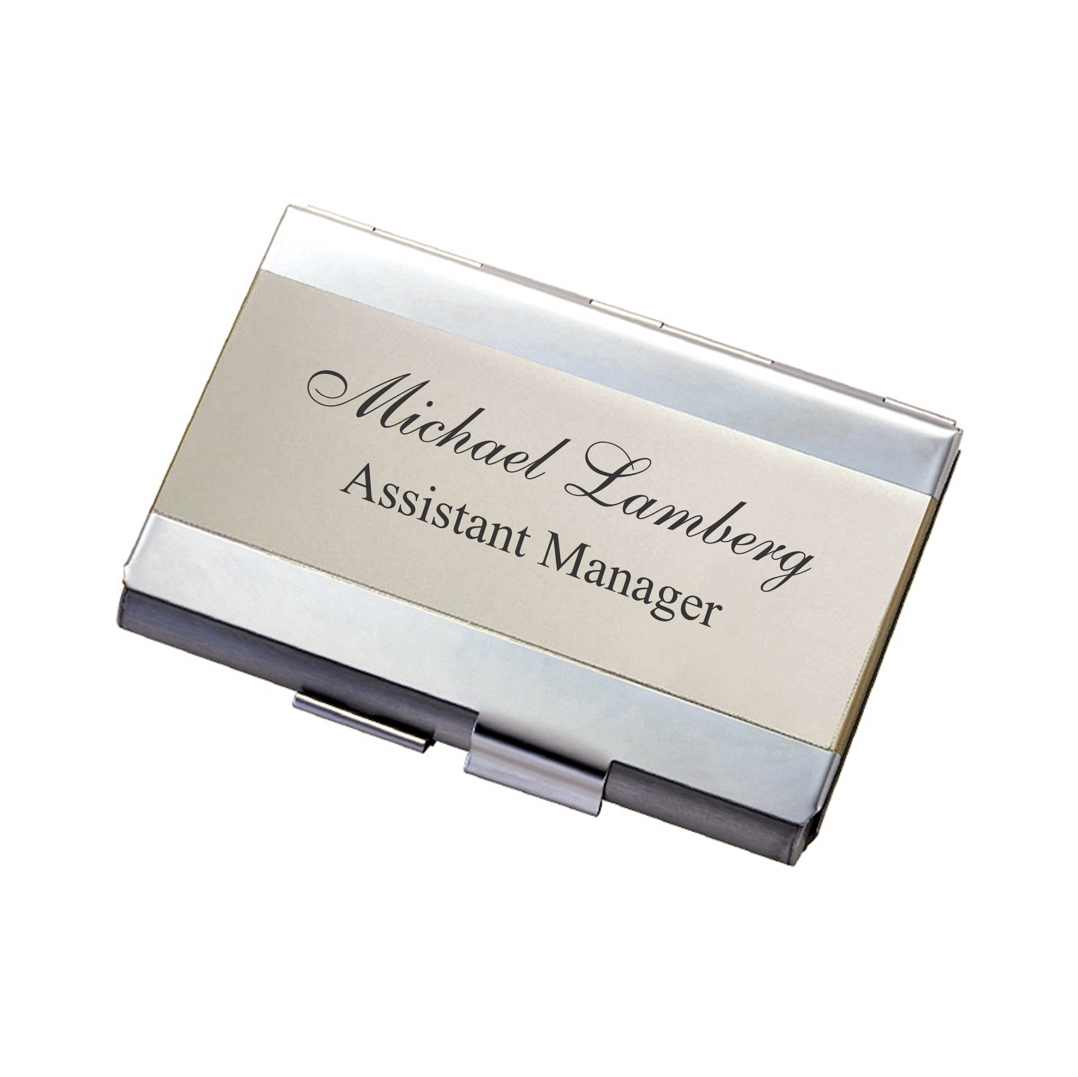 カードケース・名刺入れ [three times]Classic stud card holder (2colors) card case - one
