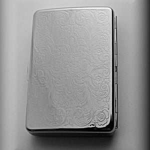 Personalized Cigarette Case, Engraved Cigarette Holder, CustomIsed Monogram Cigarillo Case, Double Sided Custom Pocket Cigarette Case image 3