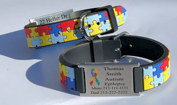 3pcs Autism Awareness Medical Alert Bracelet Wristband Party Sports Bracelet  For Men Women | Fruugo IE
