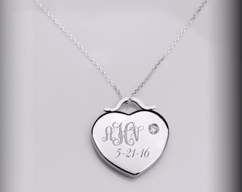 Personalised shop tiffany necklace