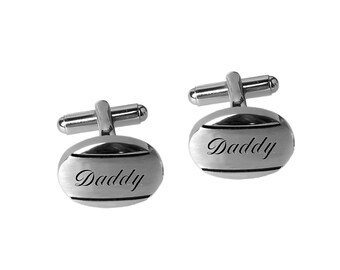 Clearance/Closeout Sale Personalized Cufflinks, Engraved Cufflinks, Silver Cufflinks, Monogrammed Cufflinks, Buy 6 Get 7th Free