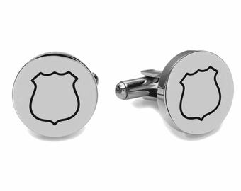 thumbnail image 2 of Yellow & Blue Glass Cufflinks - Cuff Daddy 2 of 12