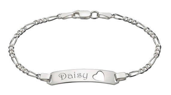 Personalized sterling 2024 silver bracelet