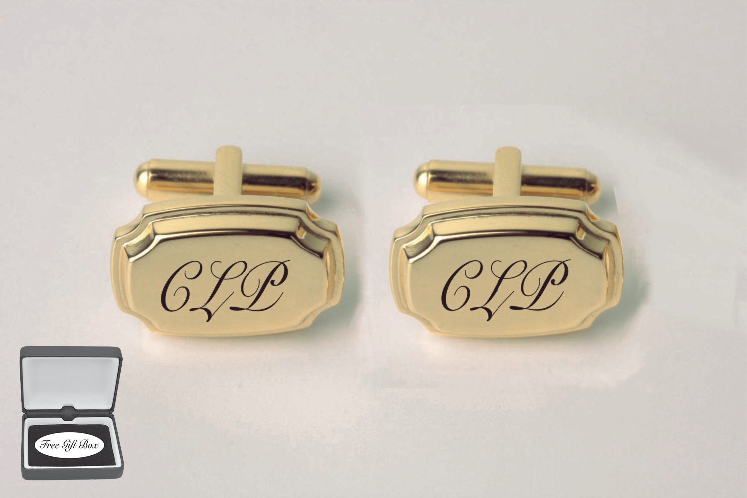 Personalized Cufflinks Engraved Cufflinks Gold Cufflinks Etsy