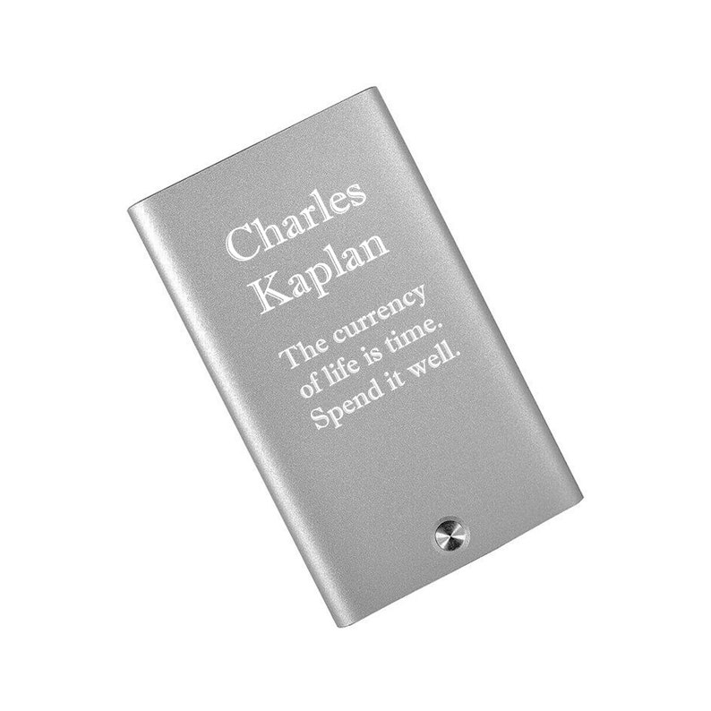 Personalized Silver Business Card Case, Custom Engraved Monogram - Etsy