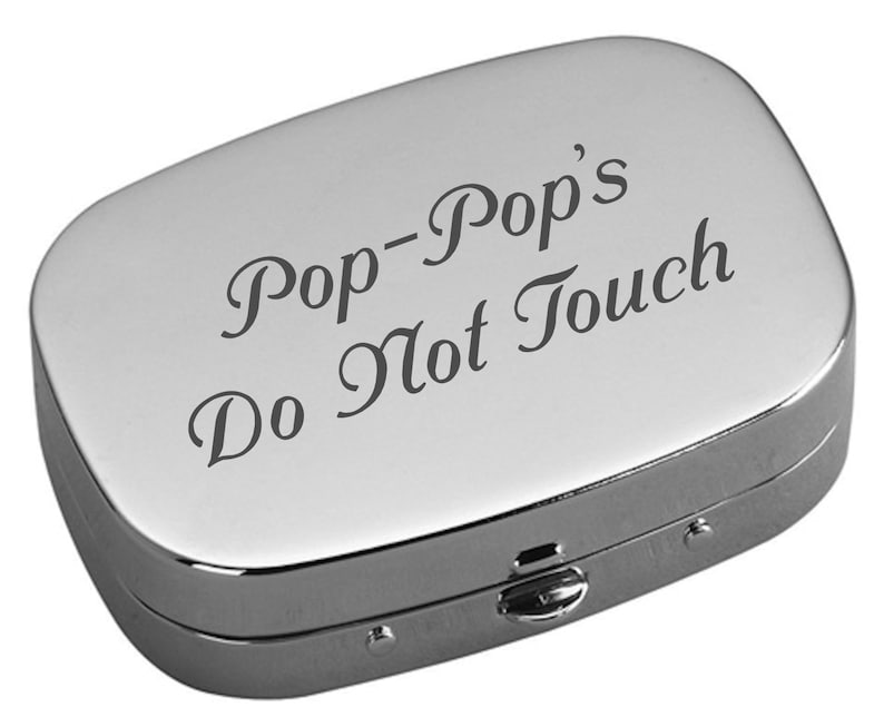 Personalized Pill Box Engraved Pill Case Custom 3 Etsy
