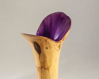 irridescent Violet Bud vase