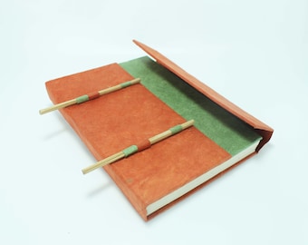 Handmade Paper Travel Journal Lokta Paper Renewable tree-free