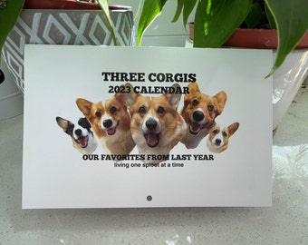 Corgi-wandkalender 2023: Corgi Lovers-cadeau