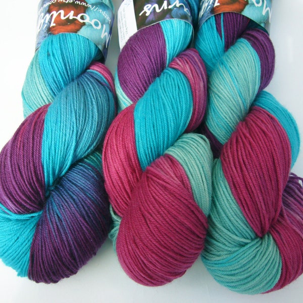 Peso del filato calzino mano tinto 100% Merino Superwash - giostra
