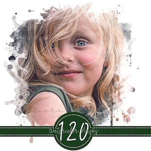 120 Digital Watercolor Paint Masks, Photoshop Clipping Mask,  Photoshop Photo Mask, Paint Mask, Watercolor Effect, PNG File, PSD Files