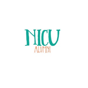 NICU Alumni, NICU Graduate, Preemie, Nicu Baby, Nicu Alum SVG File, Drawn clipart, Cutting File, Cut File