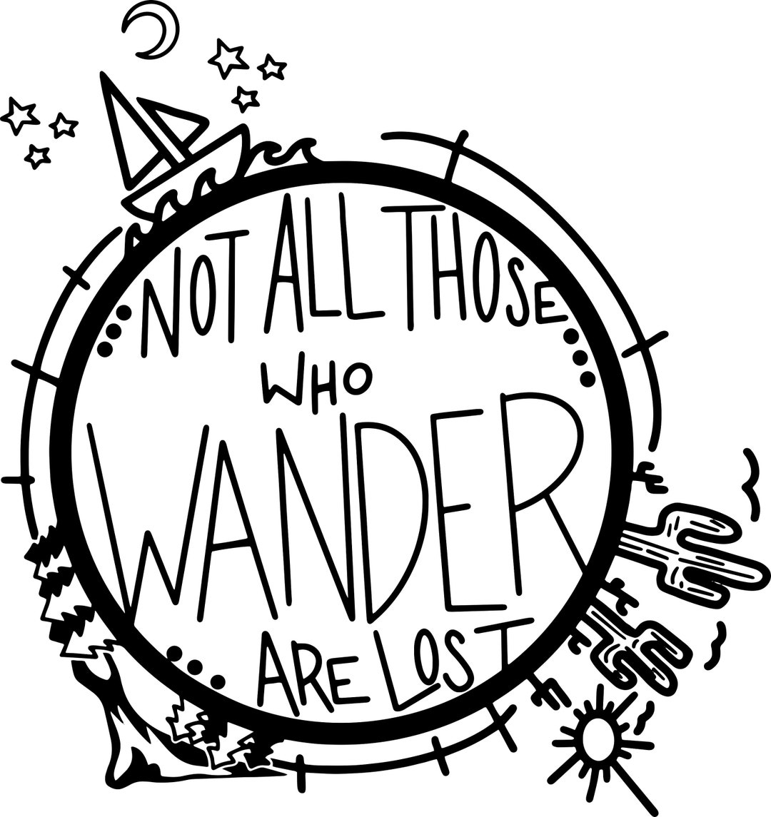 Not All Those Who Wander Are Lost SVG Adventure Explore - Etsy