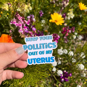 Pro Choice Vinyl Sticker, Women's Rights, Bodily Autonomy