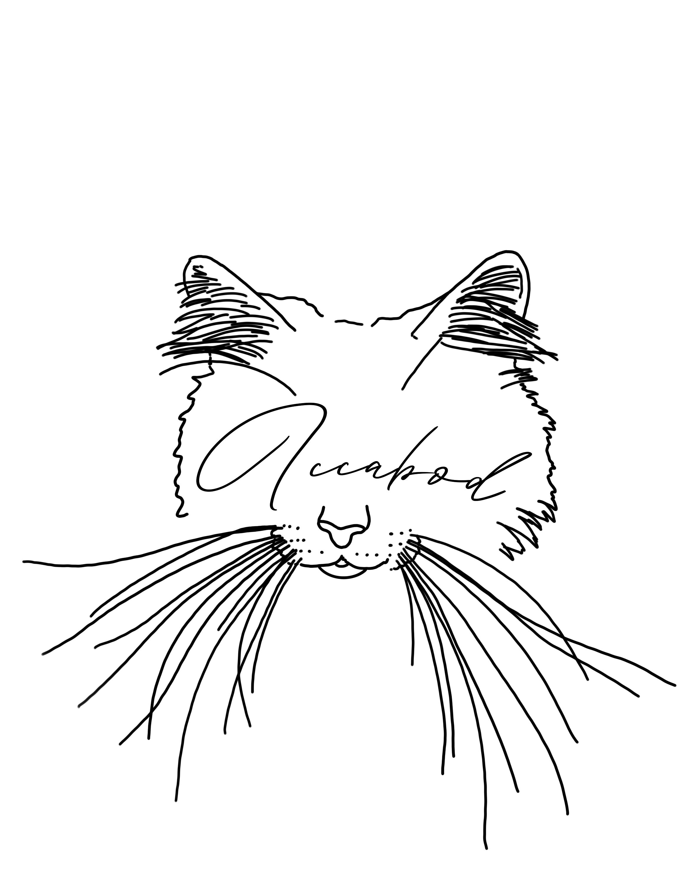 Custom Pet Portrait Line Drawing From Photo Art Etsy