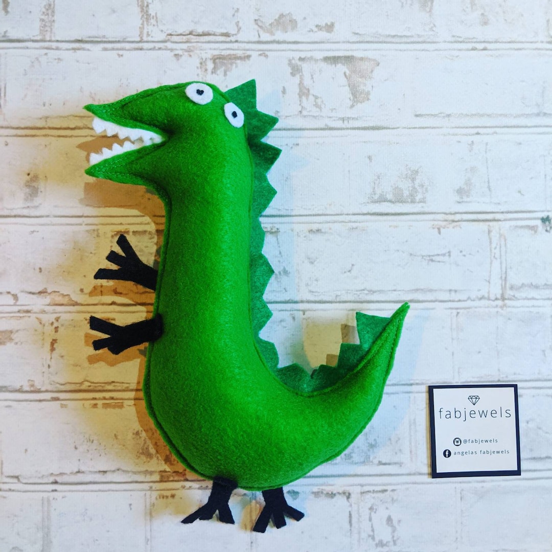 Peppa Pig Themed Dinosaur Inspired Felt Stuffed Toy