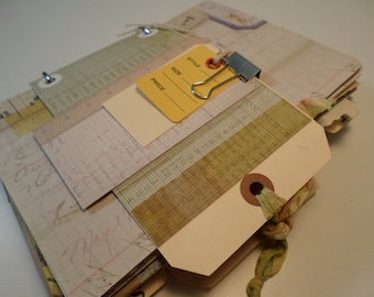 JUNK JOURNAL- Over 85 Pages & Items-Handmade Journal-Ephemera-Paper Pack-Smash Journal-Art Journal-Travel Journal