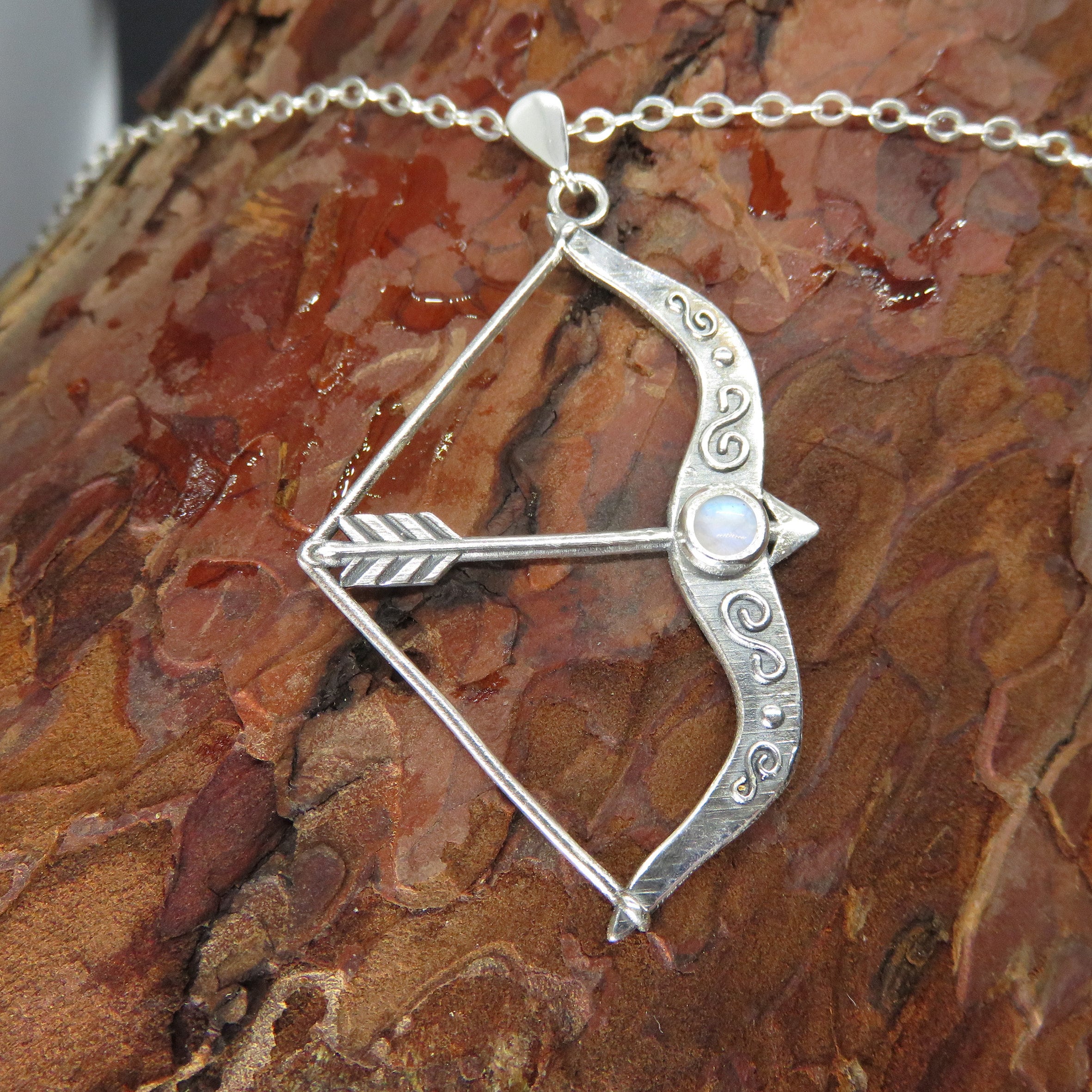 Silver Bow And Arrow
