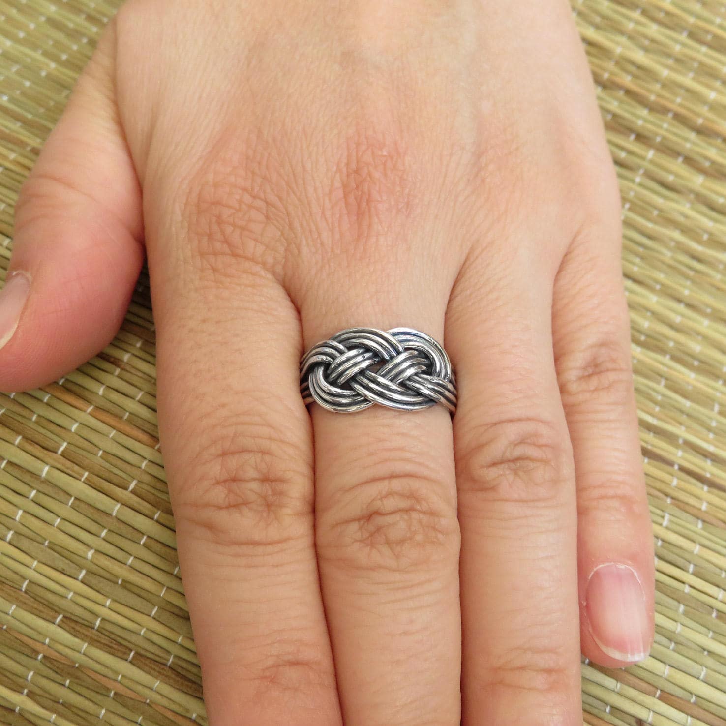 Love Knot Ring Promise Ring Knotted Ring Double Knot Etsy