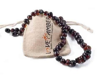 Adulto Blackforest Pulido Cereza del Báltico Ámbar Tobillera