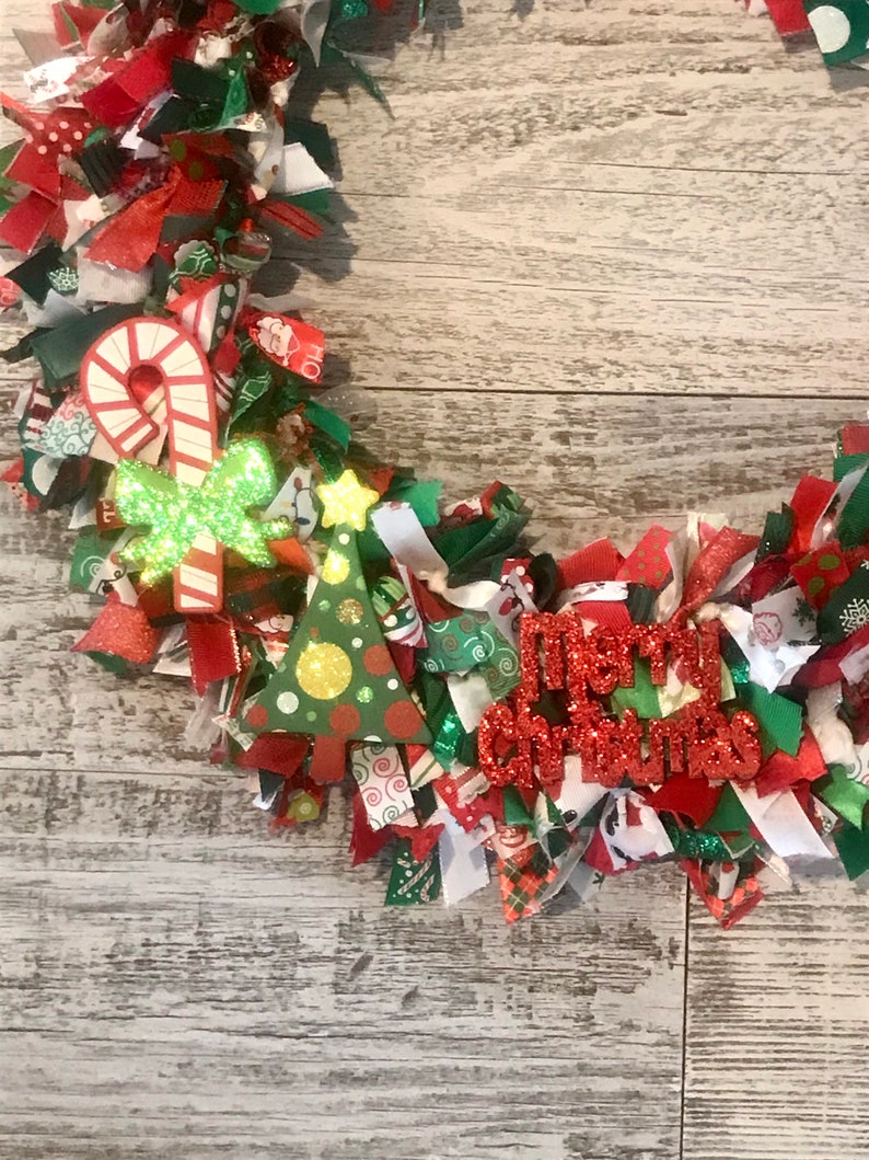 Christmas Ribbon Wreath image 6