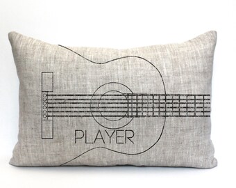Guitar Pillow Etsy