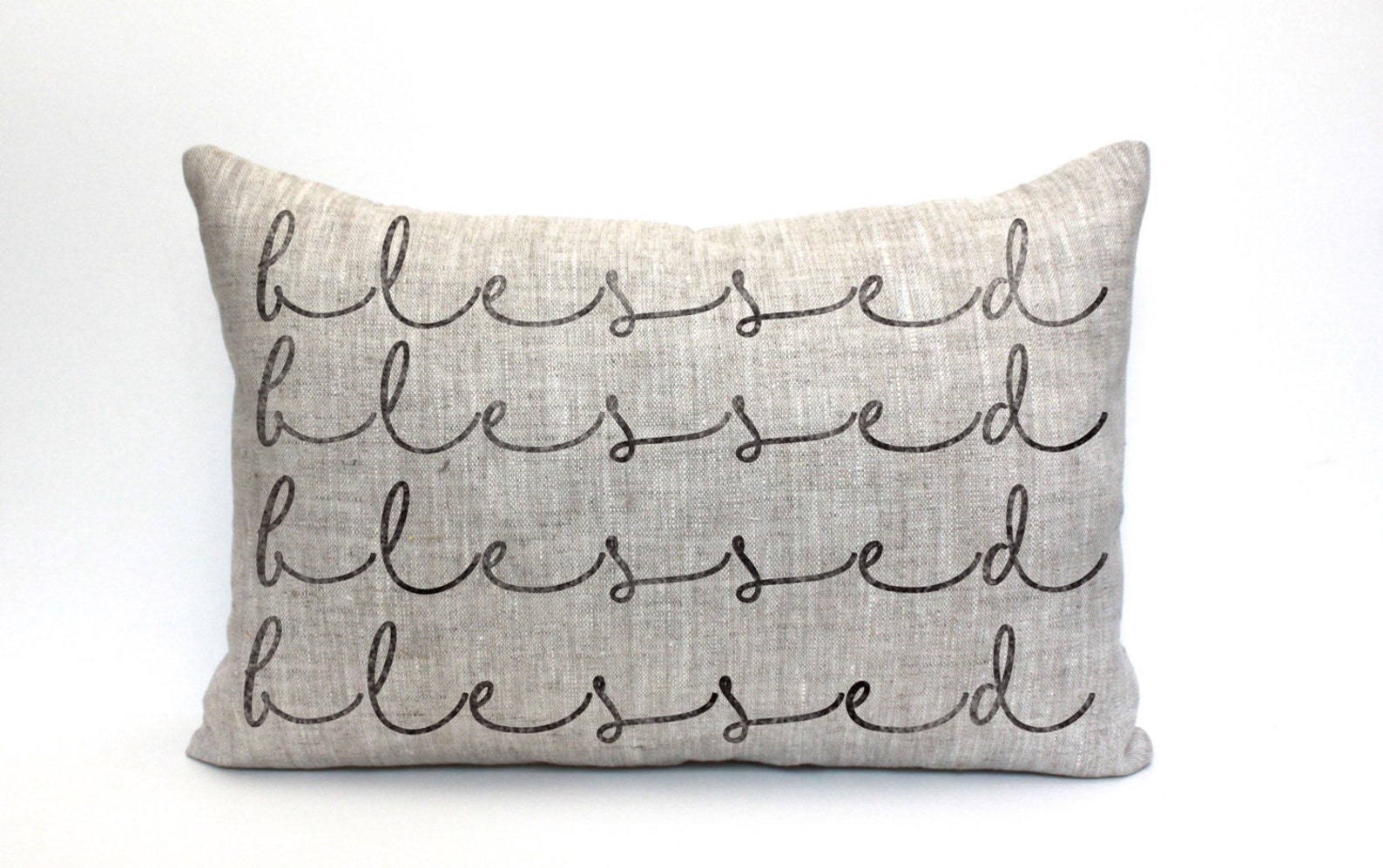 Blessed pillow word pillow housewarming custom pillow Etsy