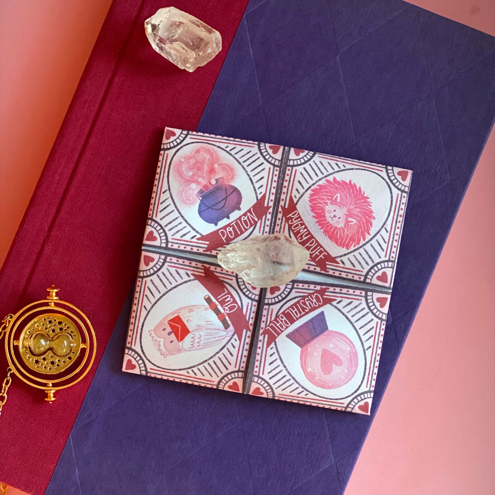 Harry Potter Valentine Fortune Teller Printable | Etsy