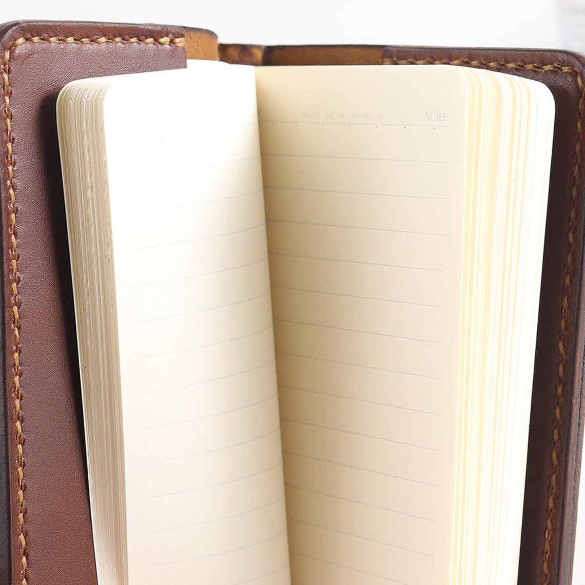 A6 Leather Journal Diary Notebook /looseleaf notebook/ Etsy