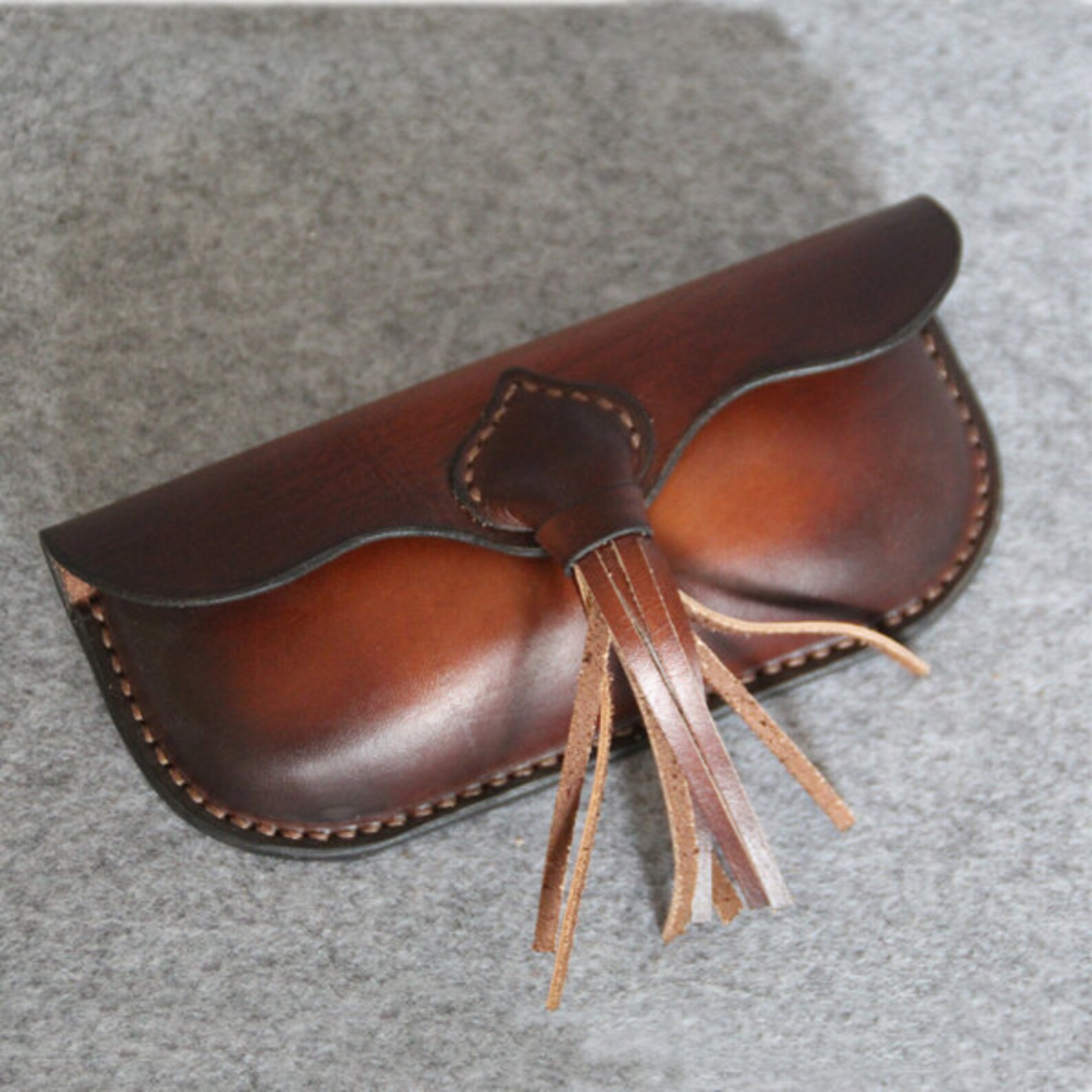 Handmade Vintage Leather Glasses Case sunglasses Etsy