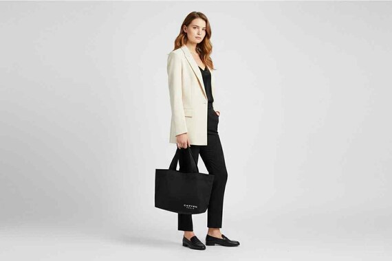 Carven Paris Nylon Top Handle Bag - Designer Mini Handbag - Etsy