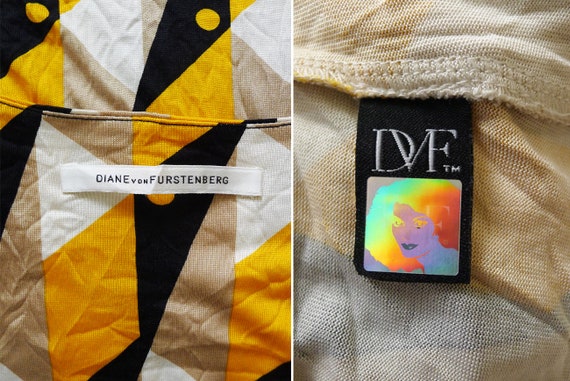 BOLD Diane Von Furstenberg Iconic 3/4 sleeve Silk… - image 2