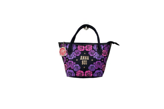 Vintage Deadstock ANNA SUI Small Size Nylon Top Handle Bag