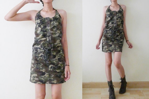 camouflage jumper dress