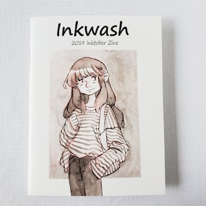 INKWash - 2019 INKtober Fashion Zine - Art Book - Self Published Book