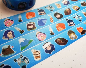 Yuru Camp Washi Tape - Laid Back Camp