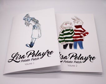 Potato Patch Sketch Book Vol 1 + Vol 2 - Art Book - Self Published Book