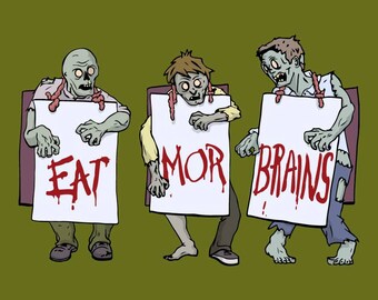 Eat Mor Brains Parody shirt