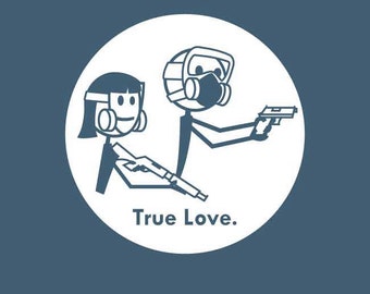 True Love Biohazard Zombie shirt