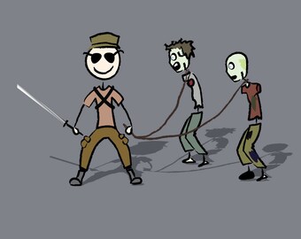 Zombies on Leash T-Shirt