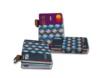 Credit card elastic wallet, cork, band card holder
